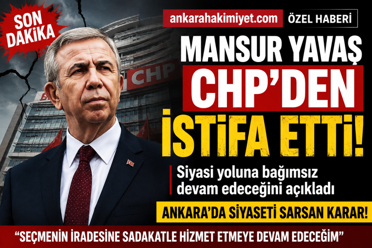 Mansur Yavaş’tan CHP’de Deprem Etkisi Yaratan Karar! İstifa Etti