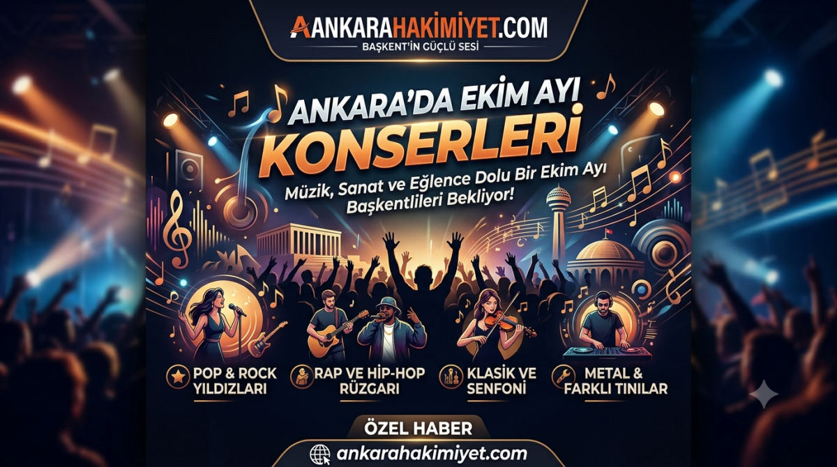 Ankara’da Ekim Ayı Sanatla Başlıyor: İşte Merakla Beklenen Ekim Konser Takvimi!