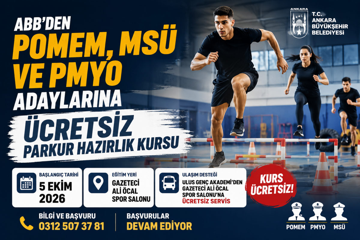 ABB’den POMEM, MSÜ ve PMYO Adaylarına Ücretsiz Parkur Desteği